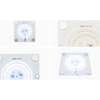 Светодиодная плата Apeyron 220В, 12Вт,  IP20, smd2835, 80Лм/Вт, 80х80мм, с линзой, 6500К / 02-20