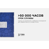 Светодиодная панель Apeyron накладная квадратная 220В,24Вт, алюминиевый корпус, изолированный драйвер ТБ 06-49
