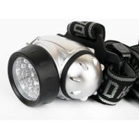 Налобный фонарь Ultraflash LED 5353 (металлик, 19LED, 4 реж, 3XR03, пласт, коробка) 10262