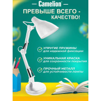 Настольный светильник Camelion KD-331 C01 белый 40W, E27 12790