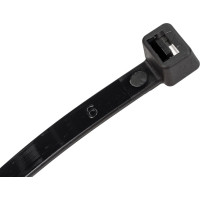 Нейлоновые стяжки FORTISFLEX КСС 8х350 черный 100 штук 50284