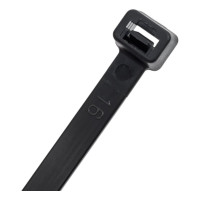 Нейлоновые стяжки FORTISFLEX КСС 8х350 черный 100 штук 50284