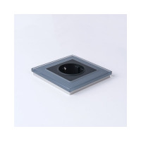 Рамка WERKEL, W0011115 на 1 пост Favorit серый, стекло a050965