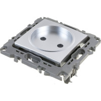 Розетка ЭРА 12-2105-03 2P, 16A-250В, IP20, алюминий Б0018256