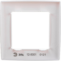 Рамка ЭРА 12-5001-01 на 1 пост, белый Б0014741