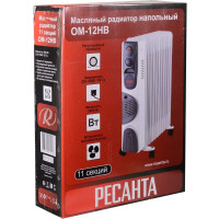 Масляный радиатор Ресанта ОМ-12НВ 67/3/12