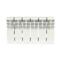 Алюминиевый радиатор ROMMER Plus 200 6 секций RAL9016 89989