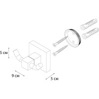 Двойной крючок FIXSEN METRA 11105A