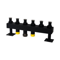 Стальной распределительный коллектор STOUT 3 отопительных контура, в теплоизоляции DN 32 SDG-0016-005003