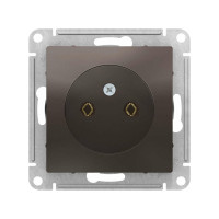 Механизм розетки Systeme Electric 1-м СП ATLAS DESIGN без заземления, 16А, мокко ATN000641 1240368