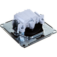 Механизм розетки Systeme Electric 1-м СП ATLAS DESIGN без заземления, 16А, мокко ATN000641 1240368