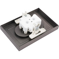Розетка Systeme Electric 2-м ATLAS DESIGN без заземления, 16А, в сборе, мокко ATN000620 1240358