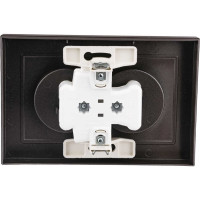 Розетка Systeme Electric 2-м ATLAS DESIGN без заземления, 16А, в сборе, мокко ATN000620 1240358