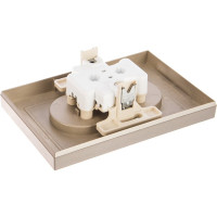 Розетка Systeme Electric 2-м ATLAS DESIGN без заземления, 16А, в сборе, шампань ATN000520 1240315