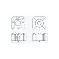 Емкость STERH SQ 300 black 531328