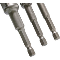 Наборы адаптеров 1/4"х65 мм, 3/8"х65 мм, 1/2"х72 мм Sturm 1041-04-S3AD