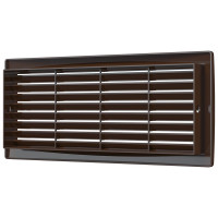 Решетка вентиляционная переточная 300х135 мм ERA 3013,5ДП кор 90-02840