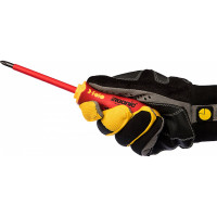 Диэлектрическая крестовая отвертка Felo Ergonic PH 2X 100 41420390
