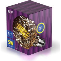 Светодиодная лампа REV VINTAGE GOLD FILAMENT колба "Кристалл" шар, G95, E27, 5Вт, 2200K, DECO Premium, 32448 5