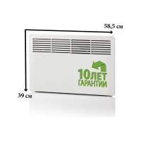 Конвектор Ensto FinnHeat, мех.термост, вилка, 500Вт EPHBM05PR