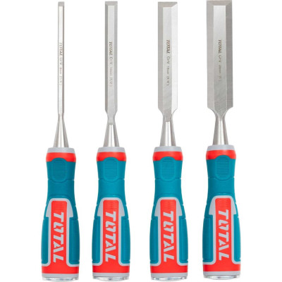 Набор стамесок по дереву 4 шт. TOTAL THT41K0401