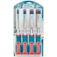 Набор стамесок по дереву 4 шт. TOTAL THT41K0401