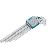 Набор имбусовых ключей TOTAL 9 шт THT106192