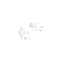 Смеситель для ванны Lemark Unit LM4514C