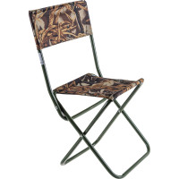 Туристический складной стул со спинкой Следопыт 350х470х810мм, камыш PF-FOR-S19