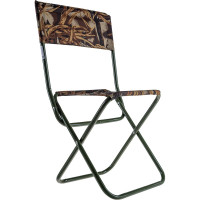 Туристический складной стул со спинкой Следопыт 350х470х810мм, камыш PF-FOR-S19