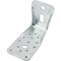 Перфорированный уголок ALBERTS 135х85х65 с боковыми ребрами жесткости и направляющей 330897