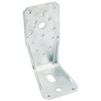 Перфорированный уголок ALBERTS 135х85х65 с боковыми ребрами жесткости и направляющей 330897