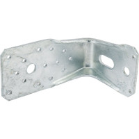 Перфорированный уголок ALBERTS 135х85х65 с боковыми ребрами жесткости и направляющей 330897