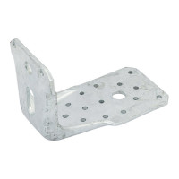 Перфорированный уголок ALBERTS 135х85х65 с боковыми ребрами жесткости и направляющей 330897