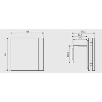 Вентилятор Soler&Palau SILENT-100 CZ IVORY DESIGN-4C RE 03-0103-165