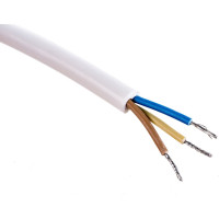 Шнур DORI ПВС 3х0,75 с вилкой 1,5 м белый 41634