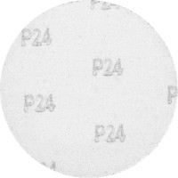 Круг абразивный на ворсовой подложке под липучку (10 шт; 125 мм; P 24) MATRIX 73830