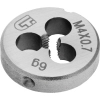 Плашка М4x0,7 мм СИБРТЕХ 77009