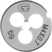 Плашка М4x0,7 мм СИБРТЕХ 77009