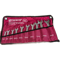 Набор рожковых гаечных ключей Thorvik W1S10TB серии ARC, 6-24 мм, 10 предметов 52614