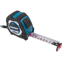 Рулетка Magnetisch, 5 м х 25 мм обрезиненный корпус,автоматическая фиксация GROSS 32572