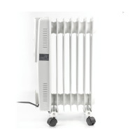 Масляный обогреватель SONNEN DFS-07, 1500 Вт, 7 секций, белый, 453498