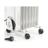 Масляный обогреватель SONNEN DFS-07, 1500 Вт, 7 секций, белый, 453498