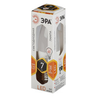 Светодиодная лампа ЭРА LED B35-7W-827-E27 диод, свеча,тепл Б0028479