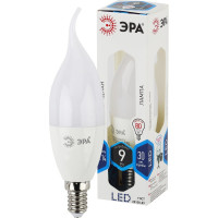 Светодиодная лампа ЭРА LED BXS-9W-840-E14, свеча на ветру, нейтральный Б0027974