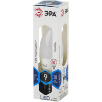 Светодиодная лампа ЭРА LED BXS-9W-840-E14, свеча на ветру, нейтральный Б0027974