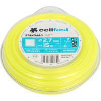 Леска для триммеров (квадрат 2,7 мм, 15 м) Cellfast 35-016