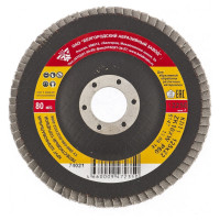 Круг лепестковый торцевой КЛТ-1 ZK10XW (125х22.2 мм; P40) Без бренда 74020