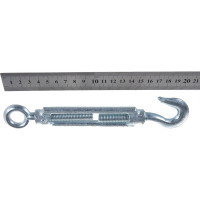 Талреп STAYER DIN 1480, крюк-кольцо, М12, 4 шт, оцинкованный, 30515-12