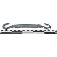Талреп STAYER DIN 1480, крюк-крюк, М12, 4 шт, оцинкованный, 30525-12